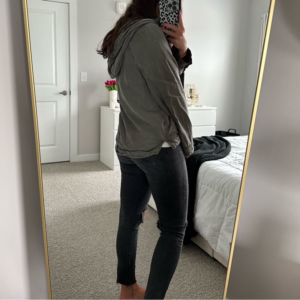 American Eagle Green Cargo Jacket - image 5